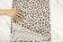 Red and Black Animal Print Baby French Terry Knit Fabric 1 yard